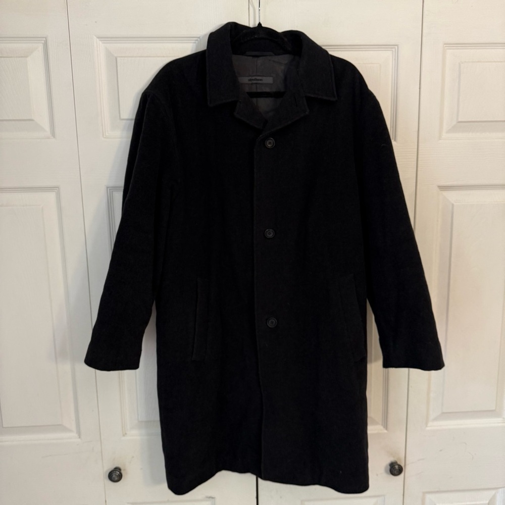 Strellson Wool Men's Classic Pea Coat Large